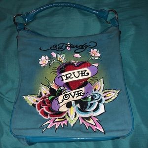 Ed Hardy large hobo bag